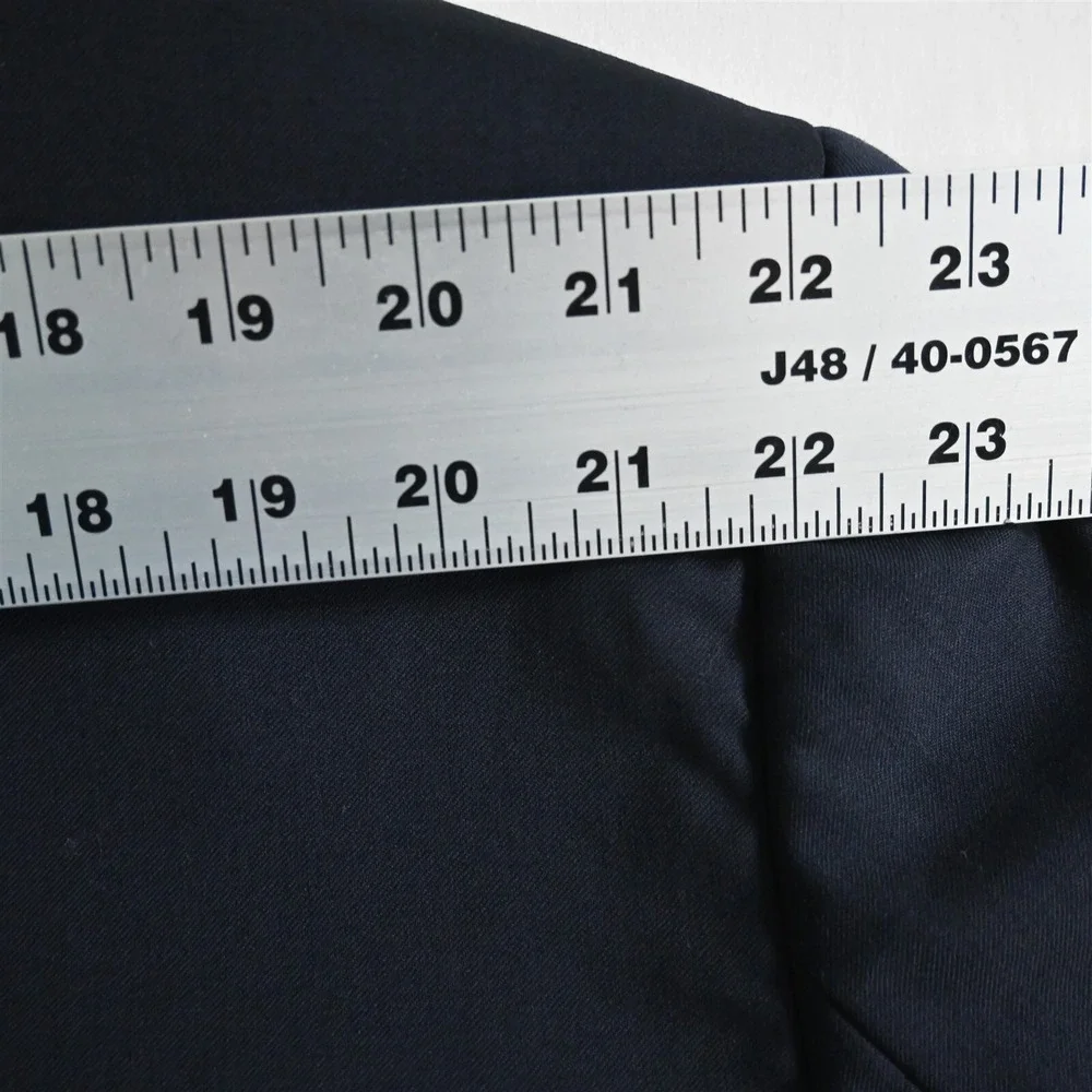 Pronto Uomo 52R Navy Blue 100%‎ Wool Blazer Suit Jacket Sport Coat